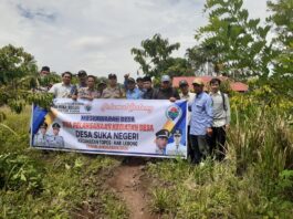 Pemdes Suka Negri Bangun Pembukaan Jalan Baru