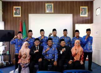 Tingkatkan Pelayanan Berdampak, Kemenag Lebong ikuti Pelantikan Nasional Kepala KUA Secara Daring