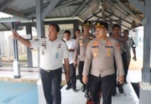 KAPOLRES BENGKULU UTARA JALIN SILATURAHMI DENGAN LAPAS KELAS IIB ARGA MAKMUR