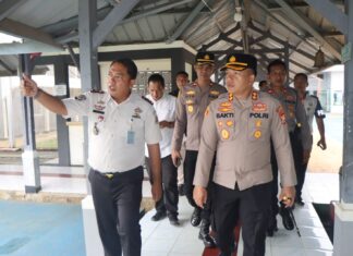 KAPOLRES BENGKULU UTARA JALIN SILATURAHMI DENGAN LAPAS KELAS IIB ARGA MAKMUR
