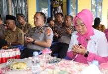 HARI BHAYANGKARA KE-80, POLRES BENGKULU UTARA GELAR BAKTI KESEHATAN DI DESA MARGA SAKTI
