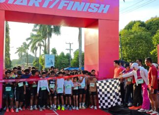 Sukseskan HUT ke-67 Bengkulu Utara, Polres Bengkulu Utara Amankan dan Ikuti Event “BerAsa Runniversary”
