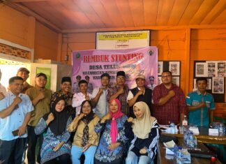 Tekan Angka Stunting, Pemdes Teluk Dien Gelar Rembuk Bersama Seluruh Elemen Masyarakat