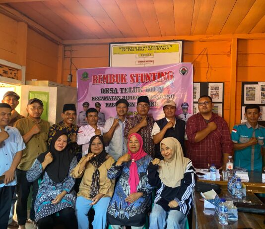 Tekan Angka Stunting, Pemdes Teluk Dien Gelar Rembuk Bersama Seluruh Elemen Masyarakat