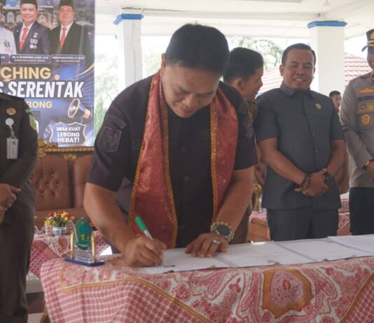 Bupati Azhari Launching Pilkades Serentak 2026 Tekankan Netralitas