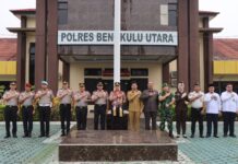 Kapolda Bengkulu Lakukan Kunjungan Kerja ke Polres Bengkulu Utara, Tekankan Sinergitas dan Pelayanan Humanis